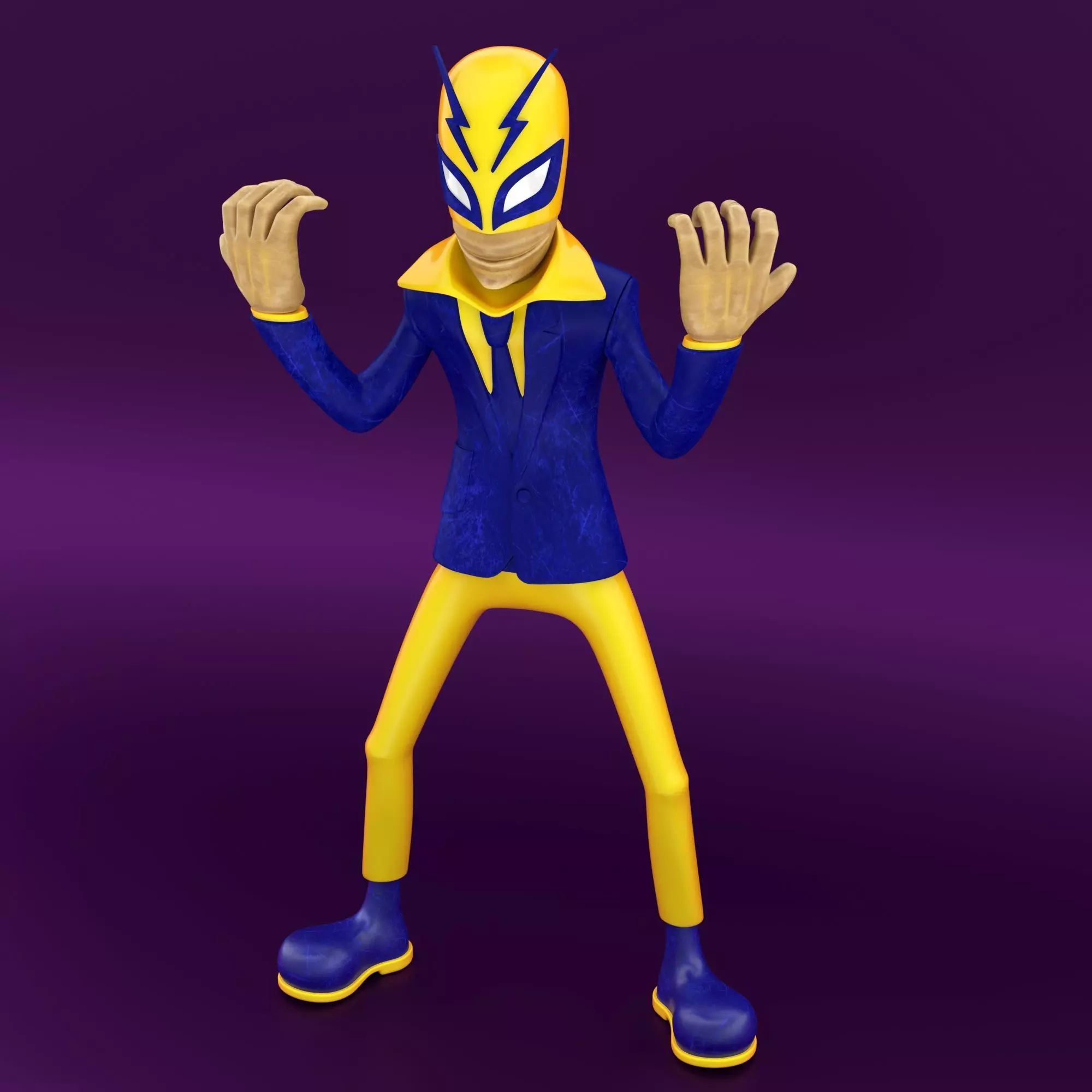 Brothers Lucha Long 3D print model_0