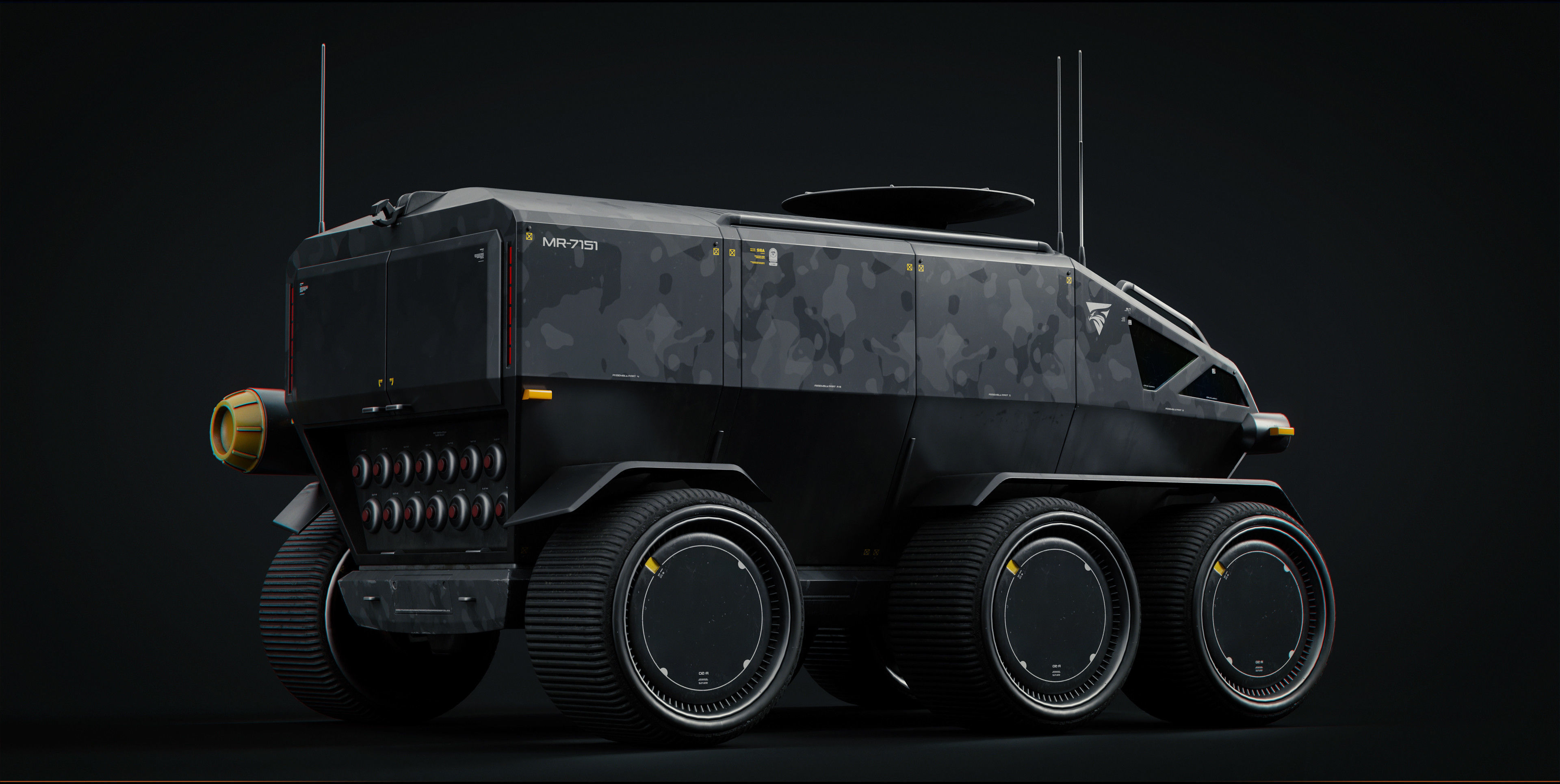 Toyota Lunar Cruiser Jaxa Moon Rover 3d Textures 3D model_1