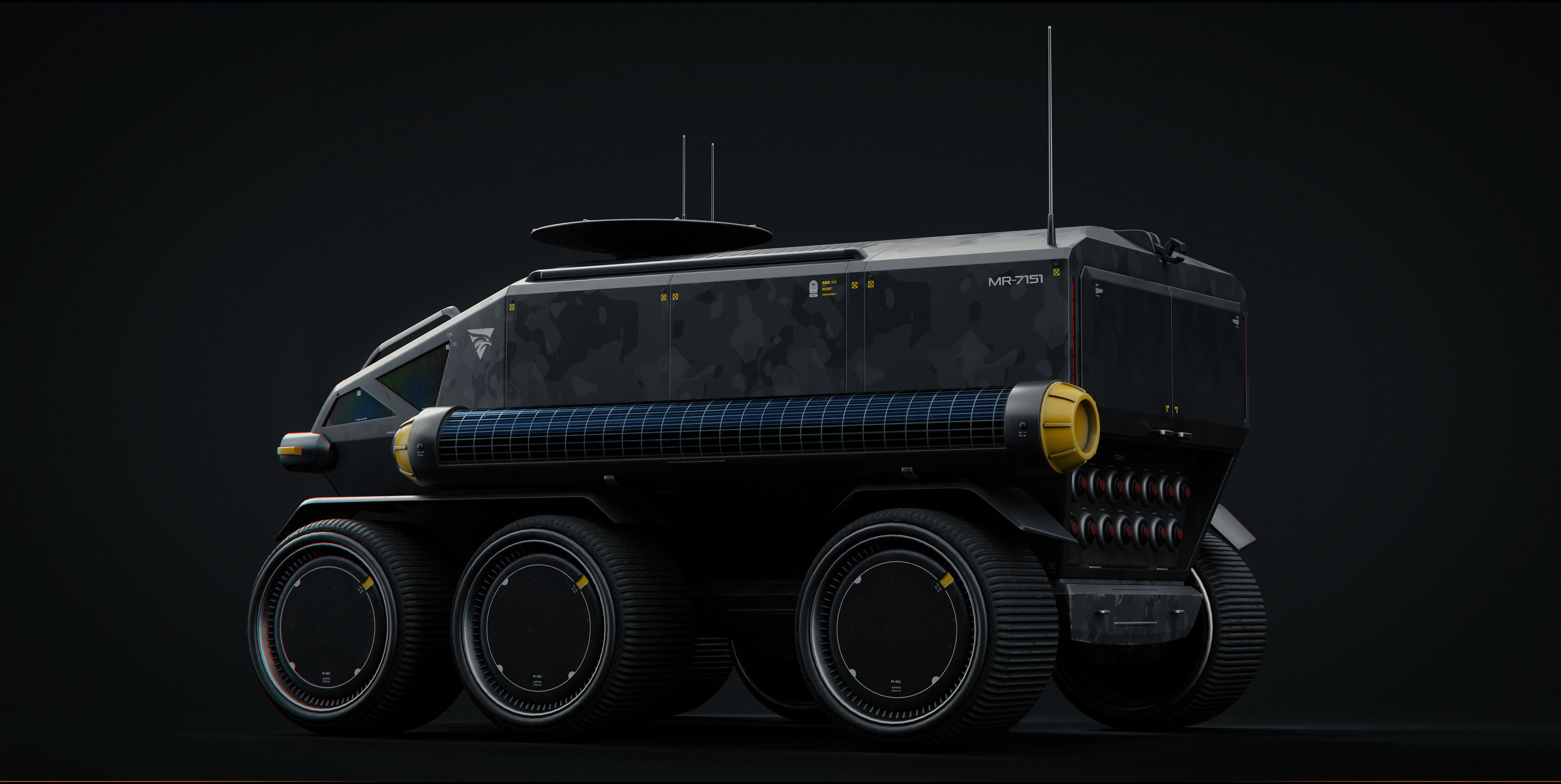 Toyota Lunar Cruiser Jaxa Moon Rover 3d Textures 3D model_8