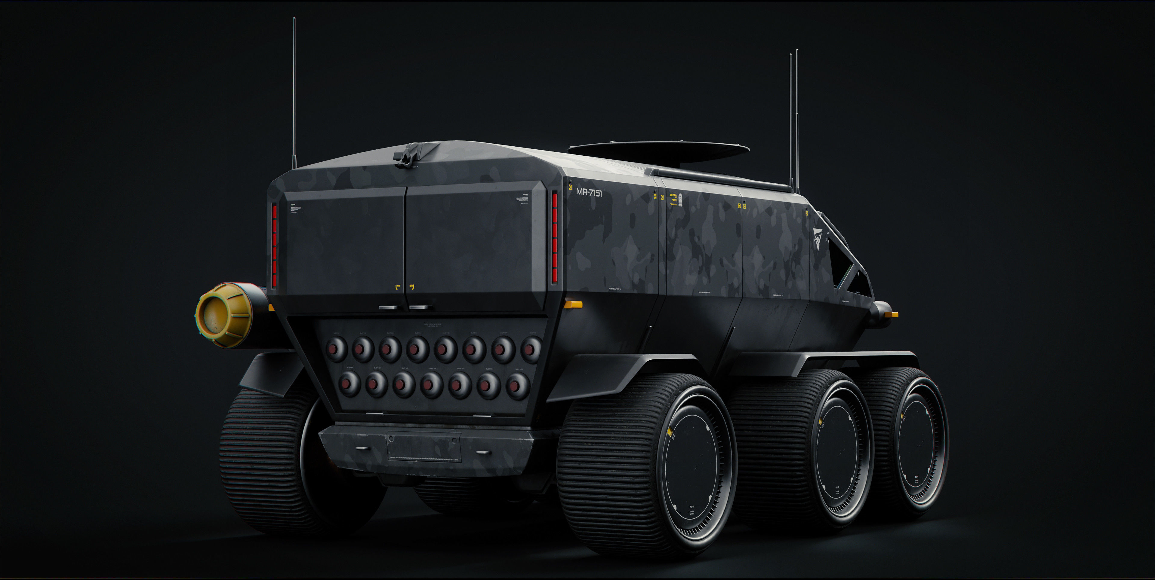 Toyota Lunar Cruiser Jaxa Moon Rover 3d Textures 3D model_5