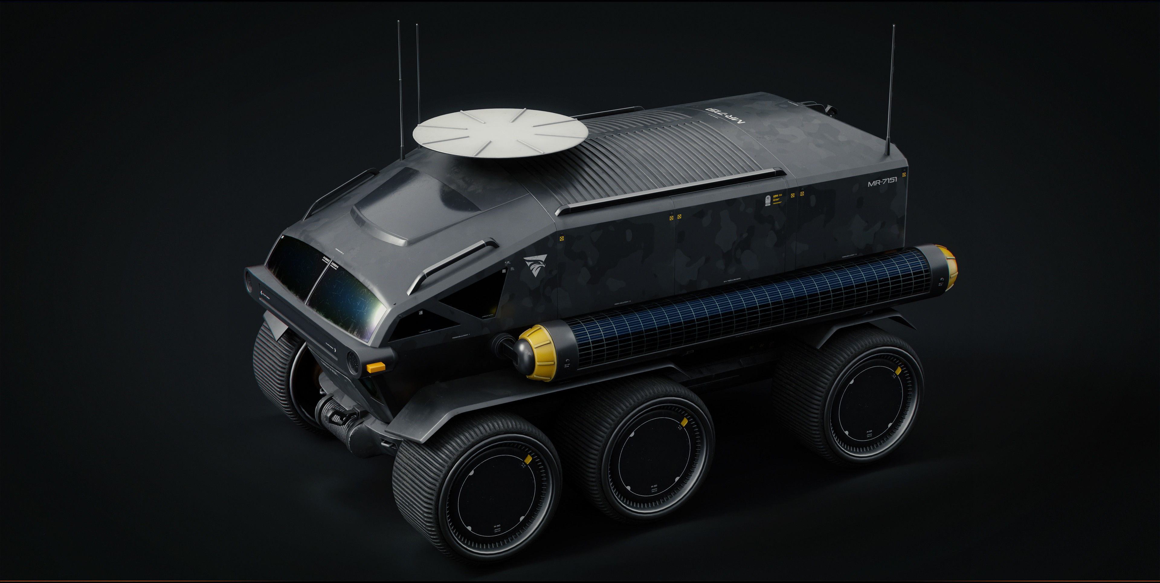 Toyota Lunar Cruiser Jaxa Moon Rover 3d Textures 3D model_6