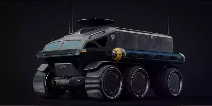 Toyota Lunar Cruiser Jaxa Moon Rover 3d Textures 3D model