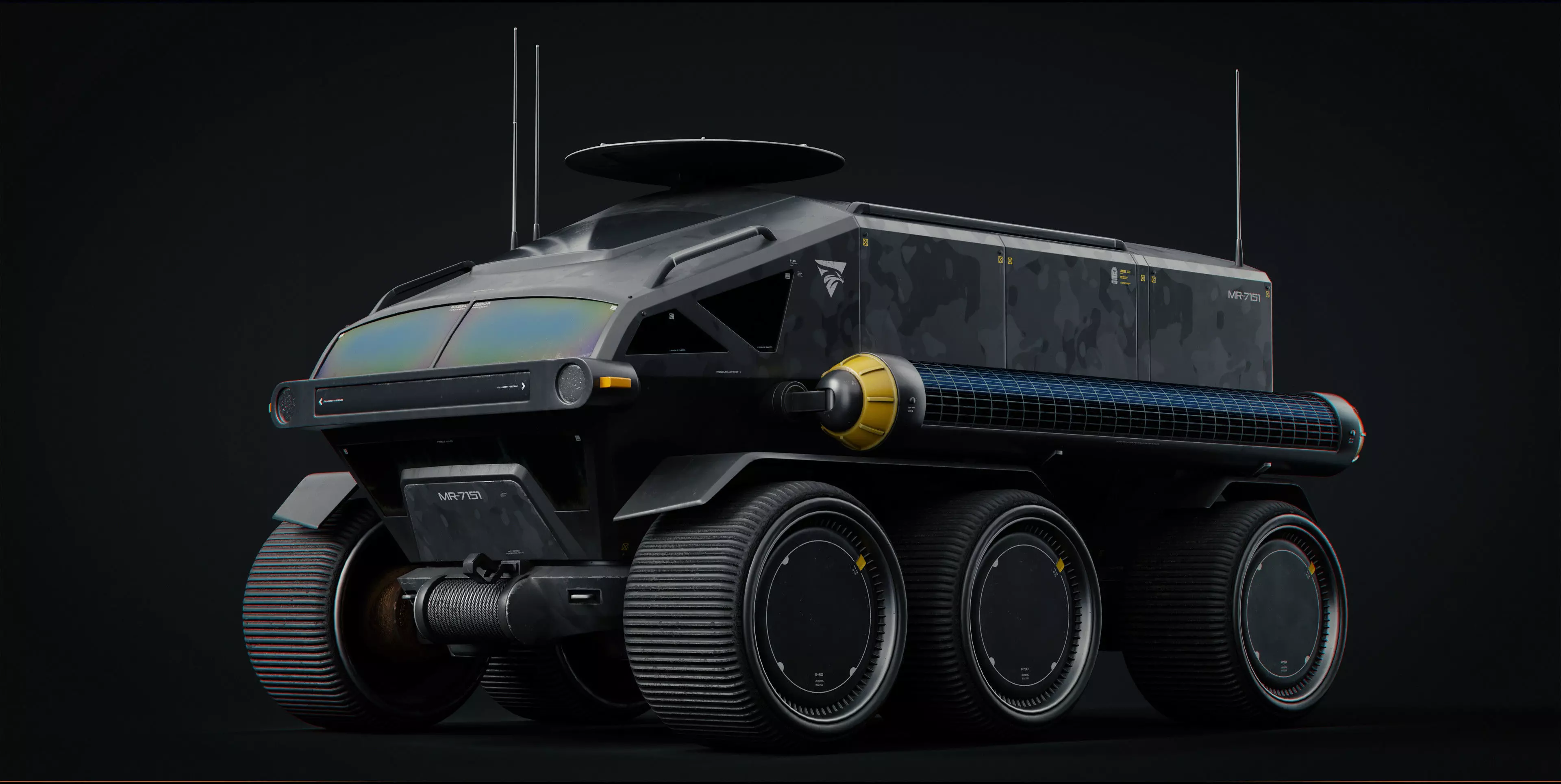 Toyota Lunar Cruiser Jaxa Moon Rover 3d Textures 3D model_0