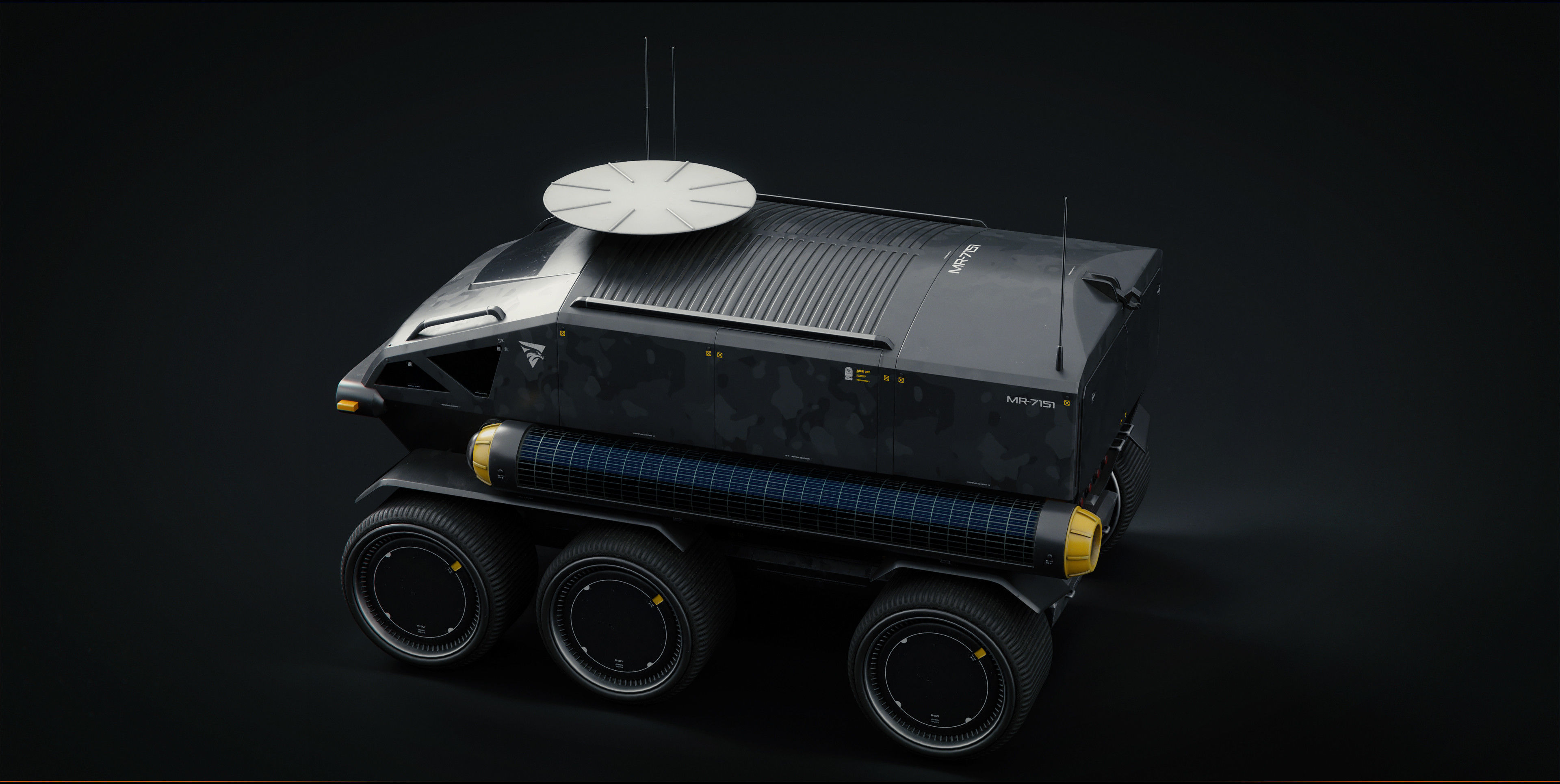Toyota Lunar Cruiser Jaxa Moon Rover 3d Textures 3D model_7
