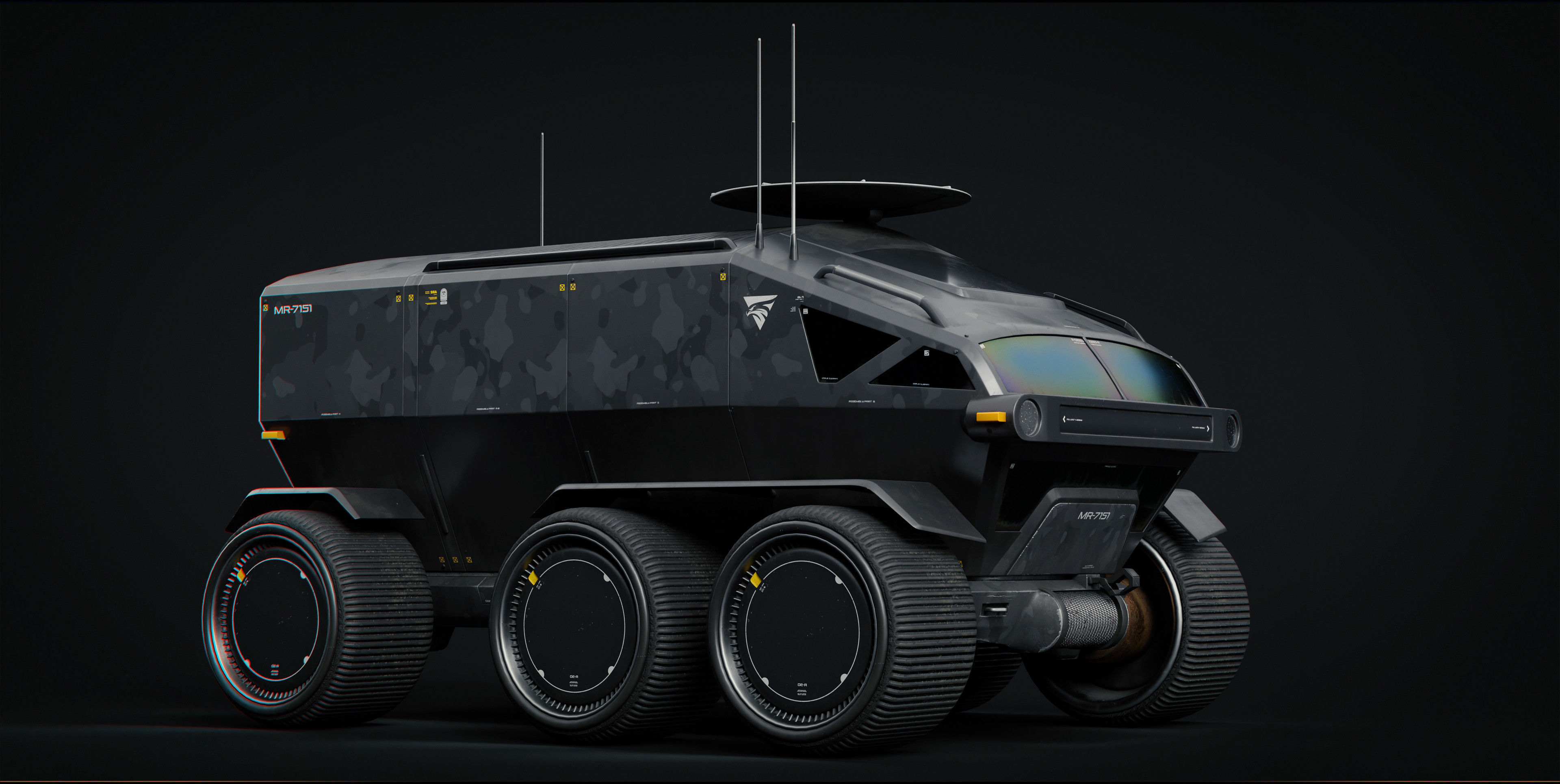Toyota Lunar Cruiser Jaxa Moon Rover 3d Textures 3D model_2