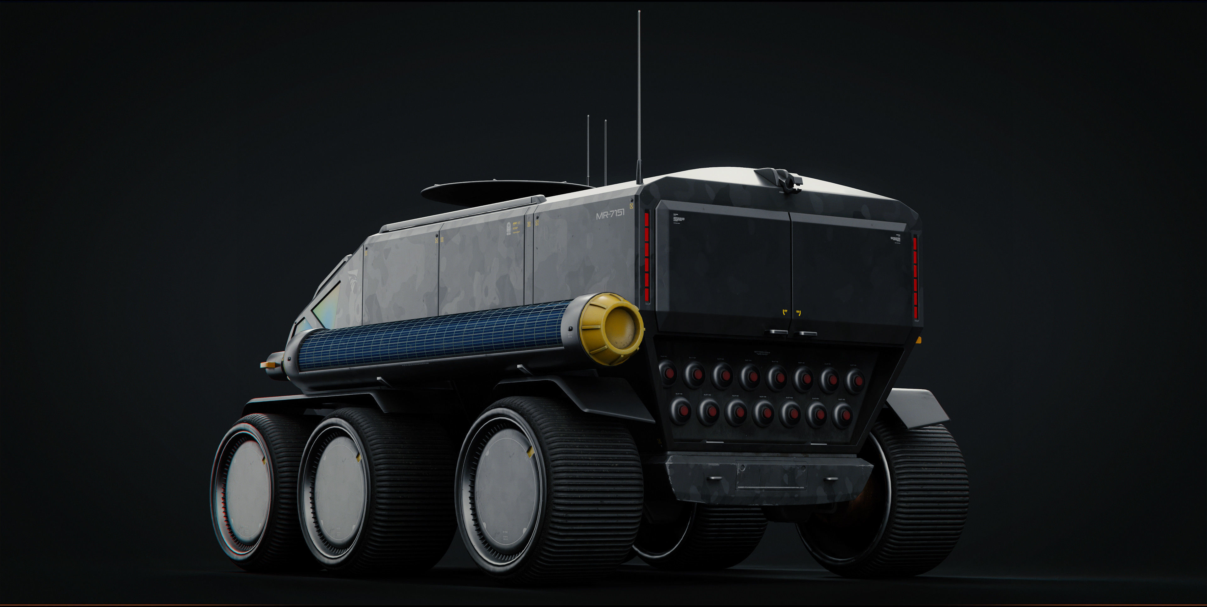 Toyota Lunar Cruiser Jaxa Moon Rover 3d Textures 3D model_4