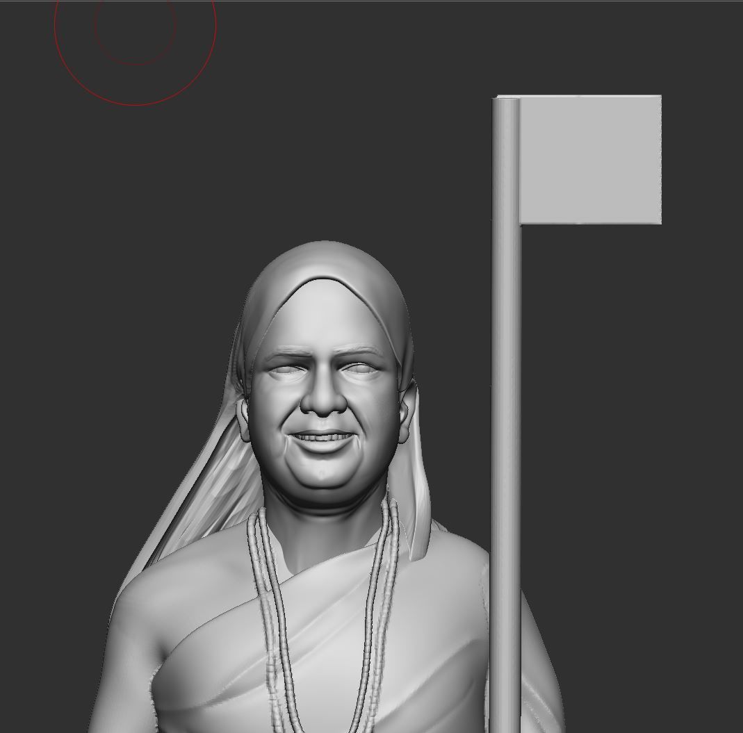 swami Nagendra Maharaj 3D print model_9