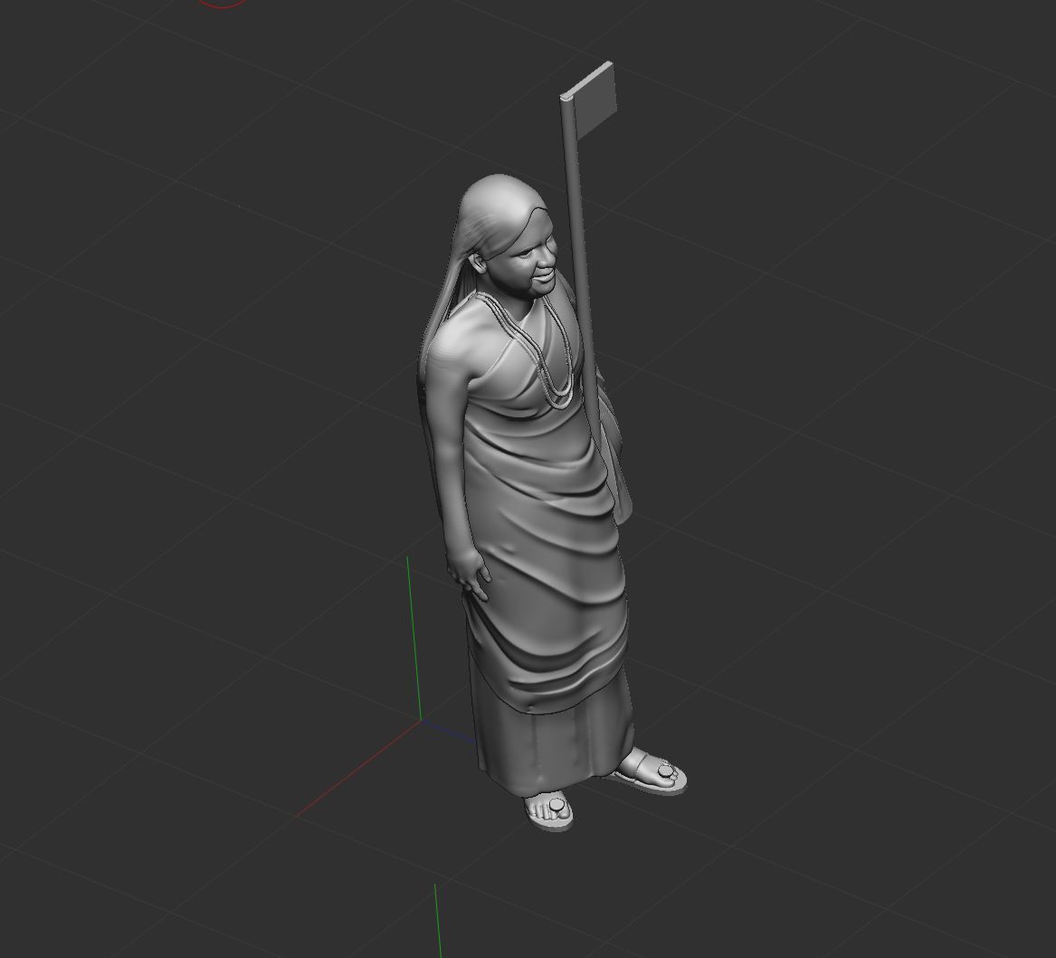 swami Nagendra Maharaj 3D print model_6