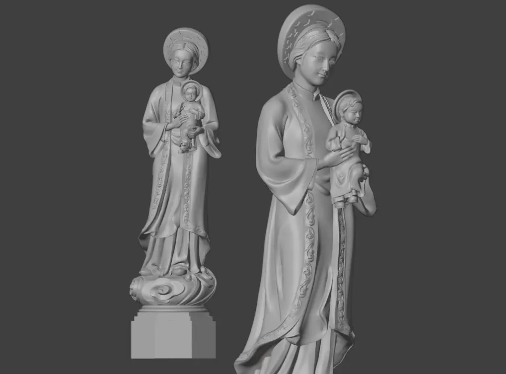 Our Lady of La Vang Parish  3D print model_0