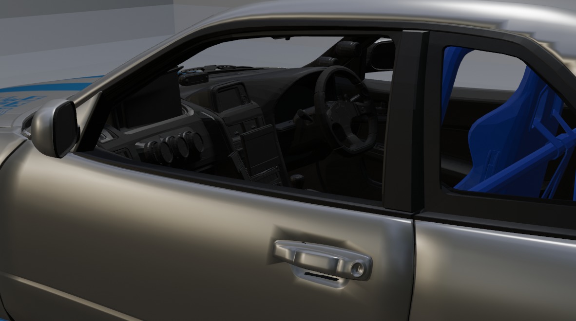 SKYLINE GTR R34 2F2F BRIAN 3D print model_3