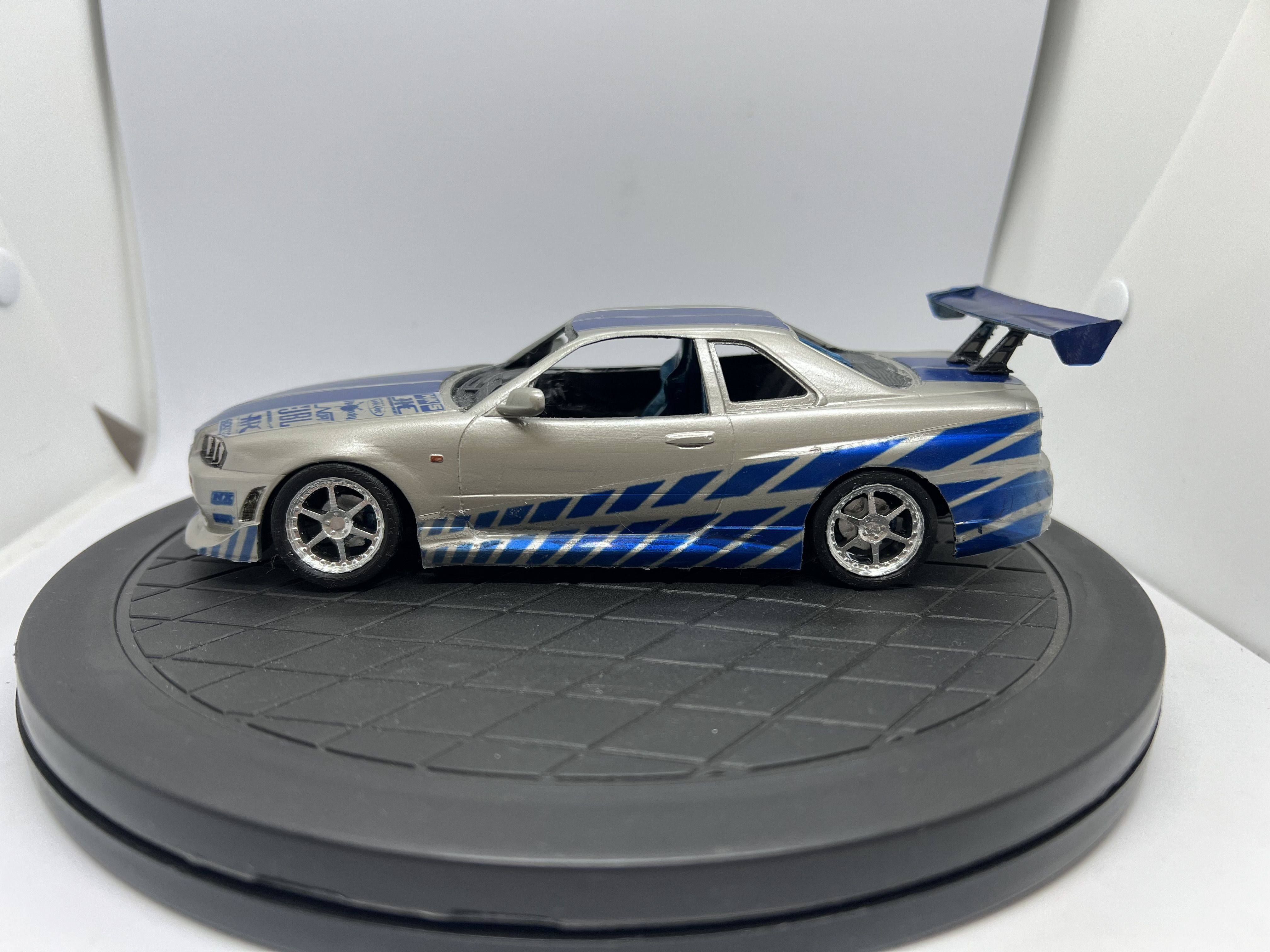 SKYLINE GTR R34 2F2F BRIAN 3D print model_7