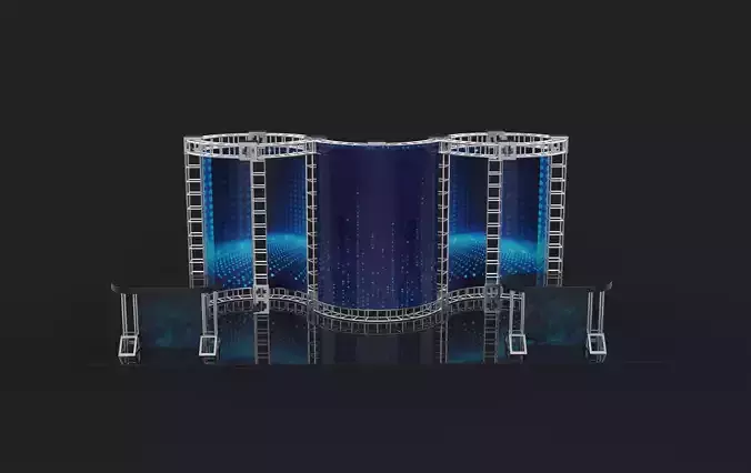 Display frame 3D model