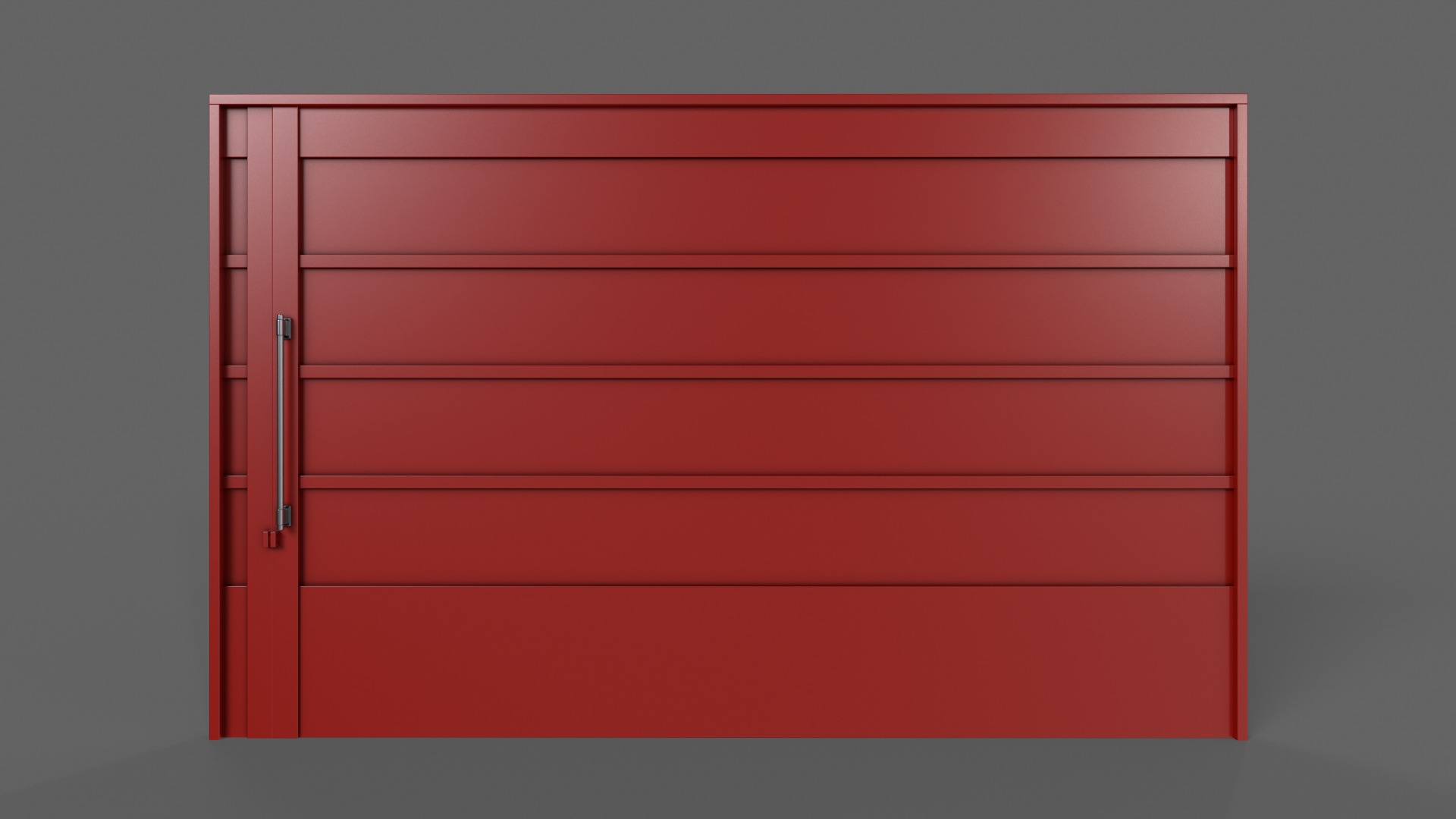 PBR Industrial Gate 2 Low-poly 3D model_3