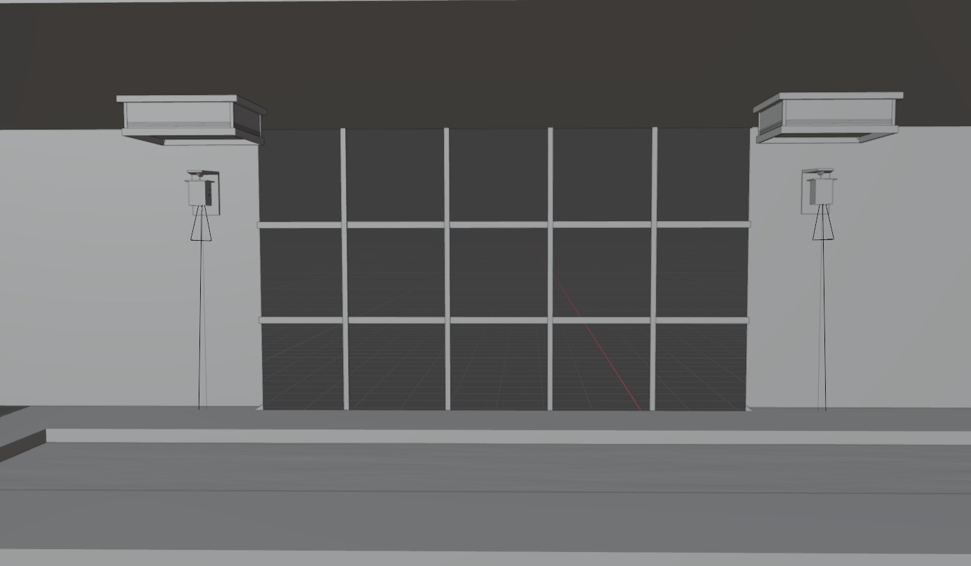 Blender Room - japanese style with hdri 3D model_1