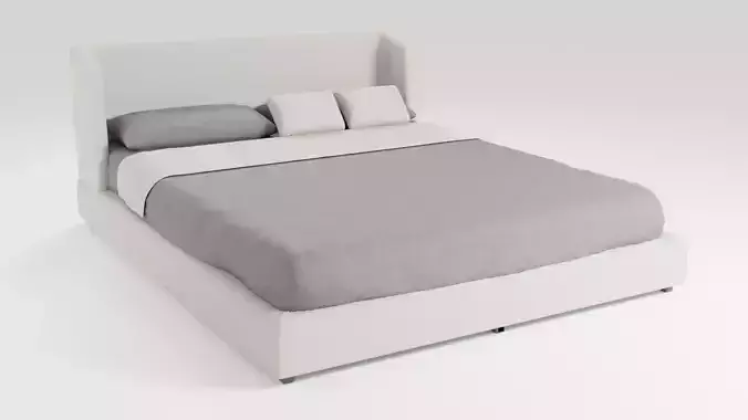 Italian bed in modern style