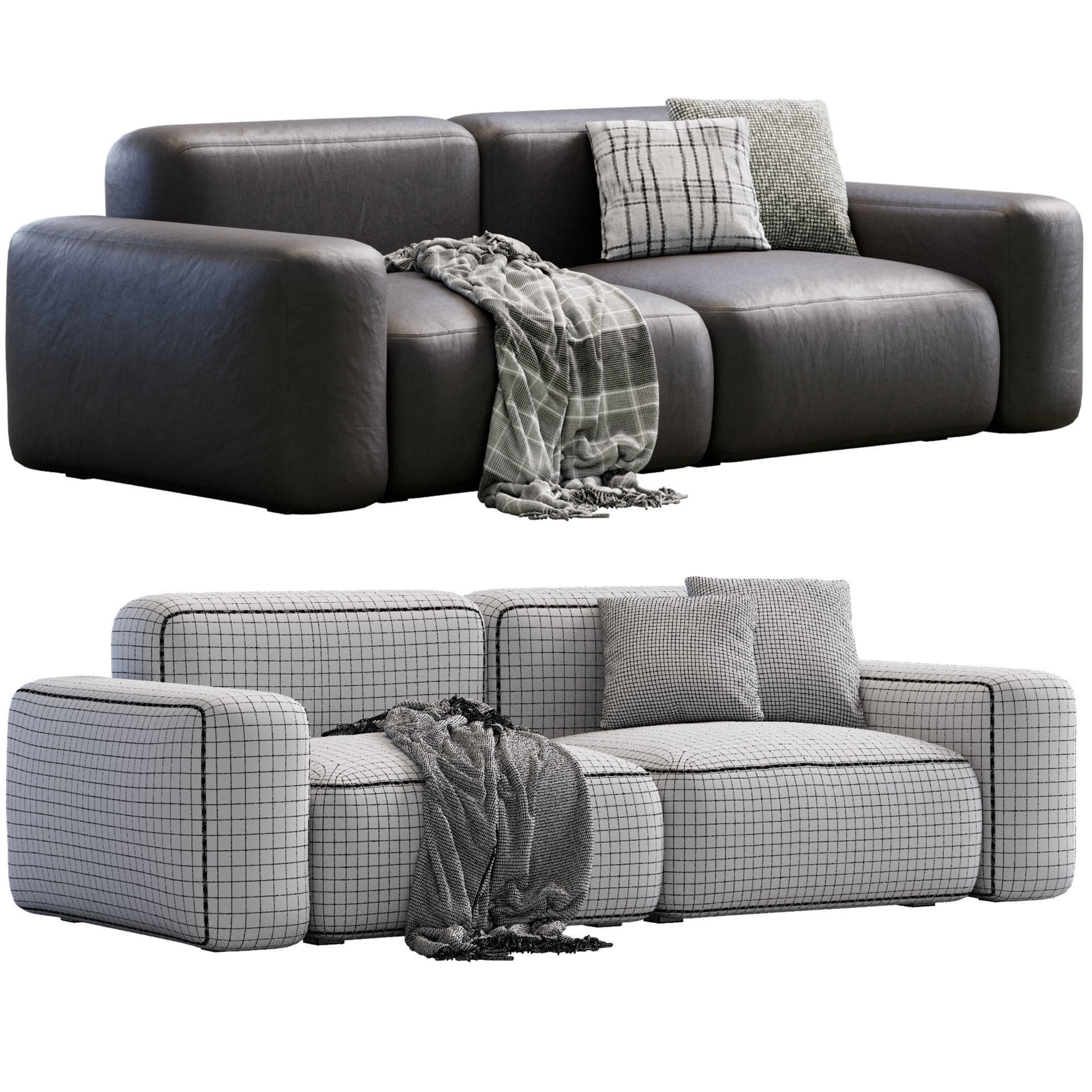 Sofa Kermit By Levsit  3D model_12