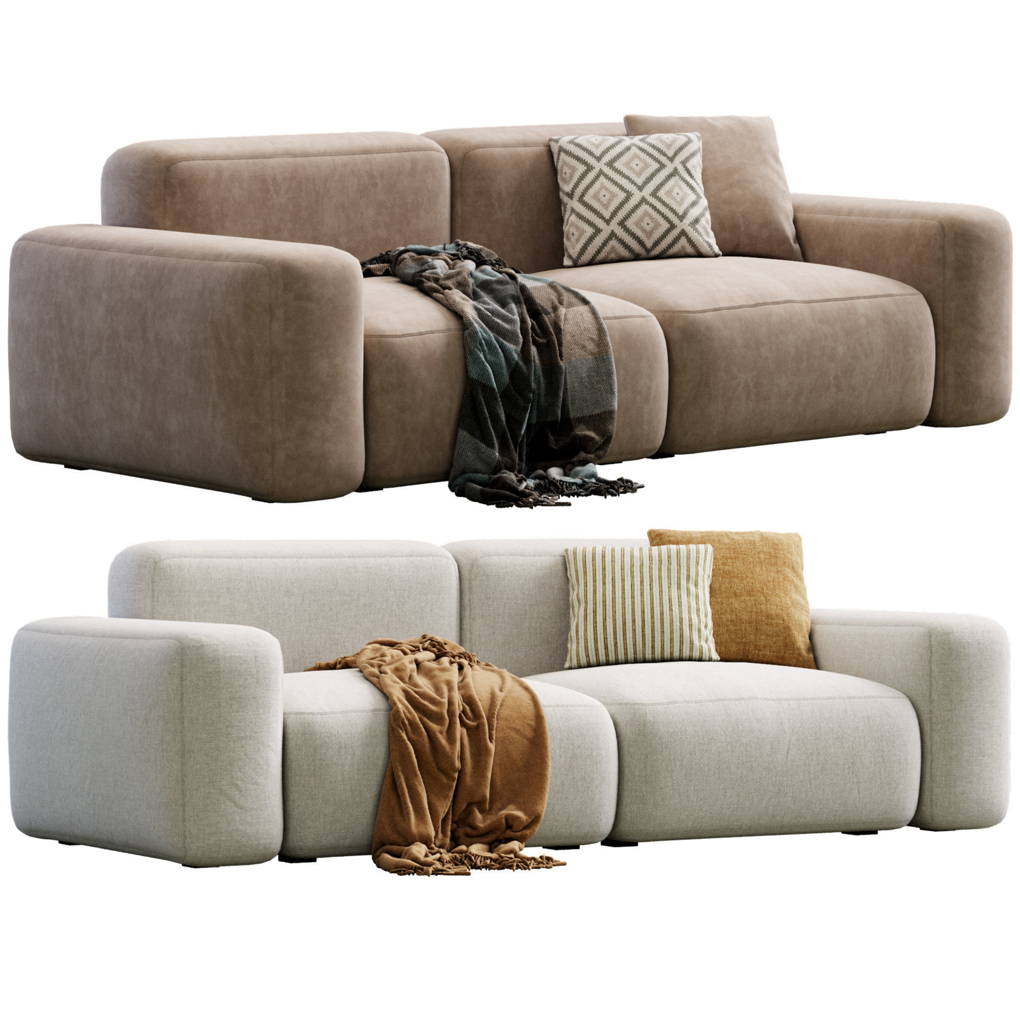 Sofa Kermit By Levsit  3D model_11