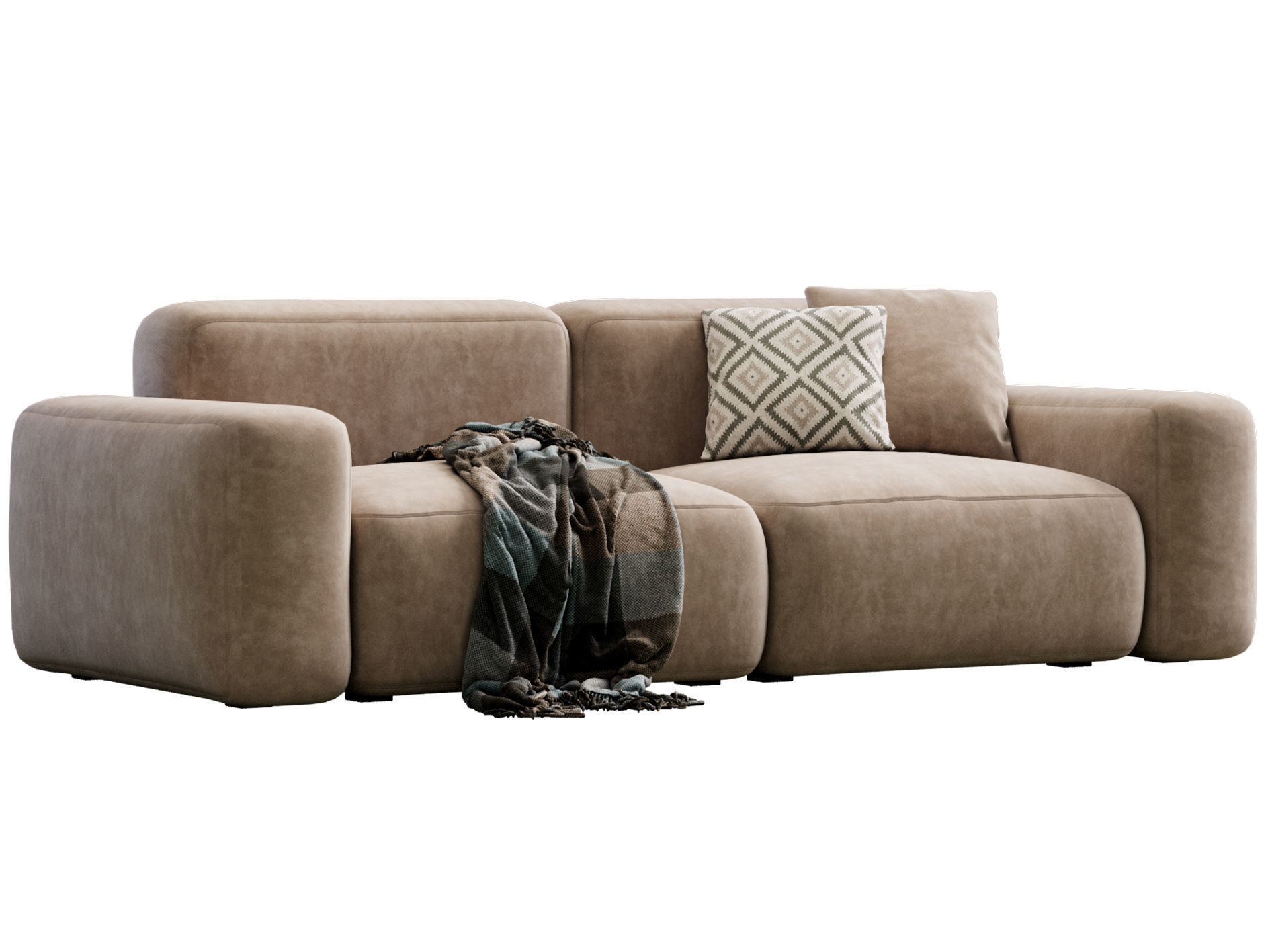 Sofa Kermit By Levsit  3D model_2