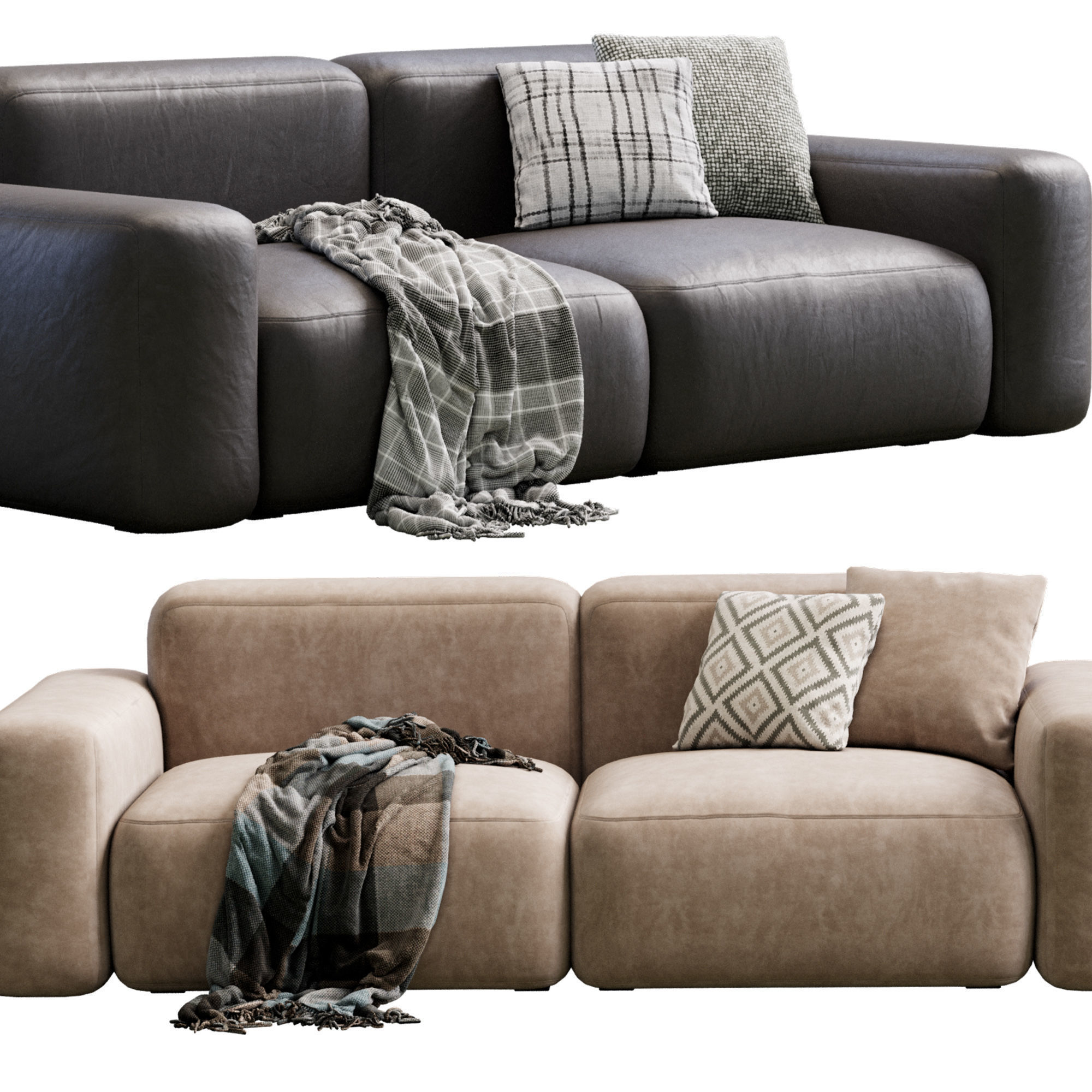 Sofa Kermit By Levsit  3D model_9