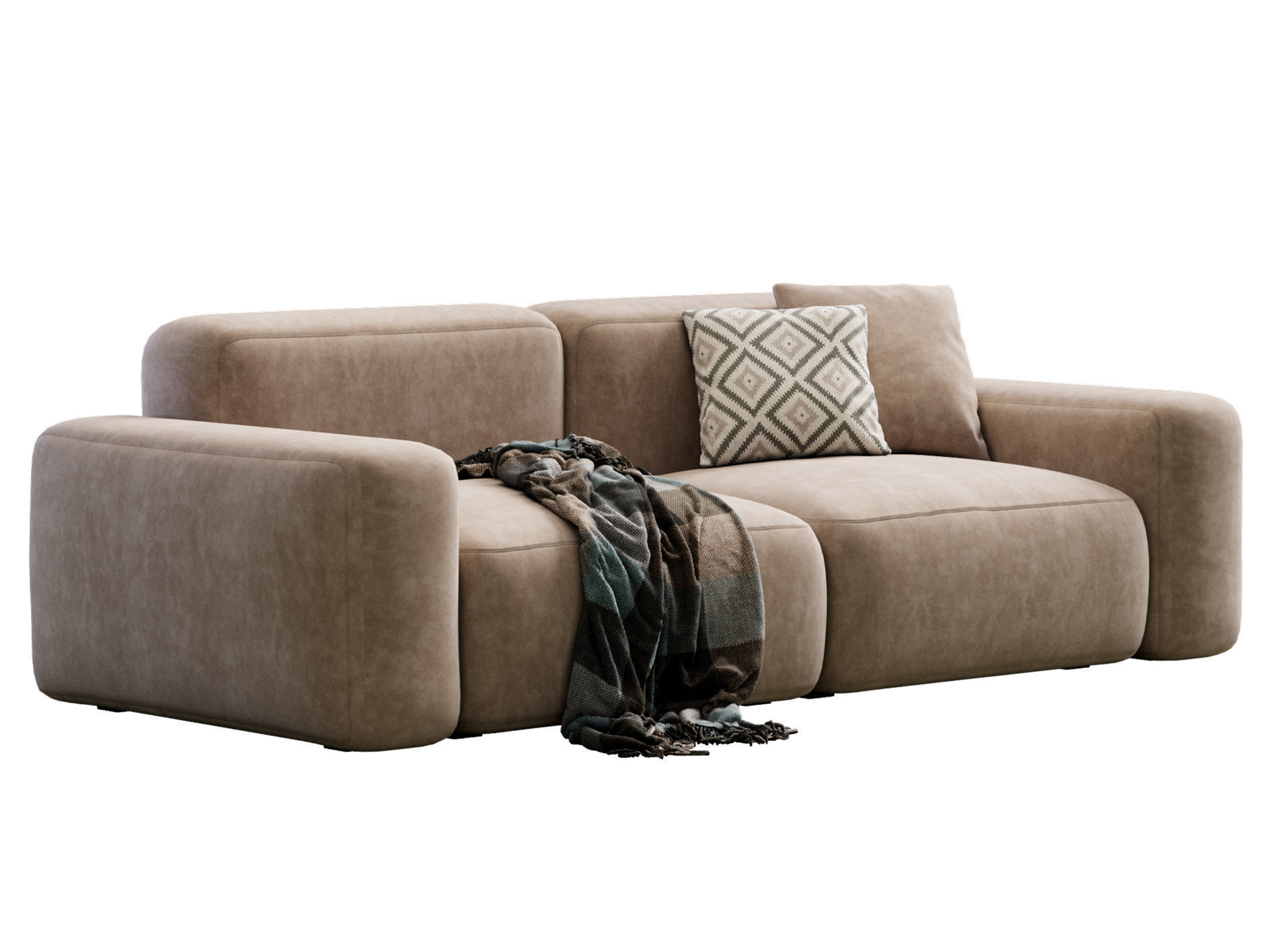 Sofa Kermit By Levsit  3D model_1