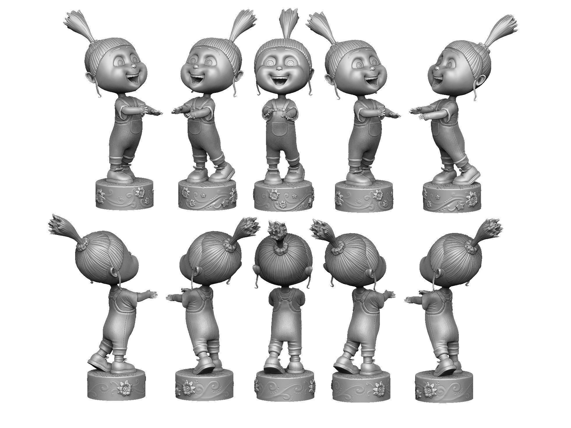 AGNES GRU 3D PRINTABLE STL 3D print model_12