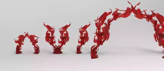 Dantes Blood fountain splash collection