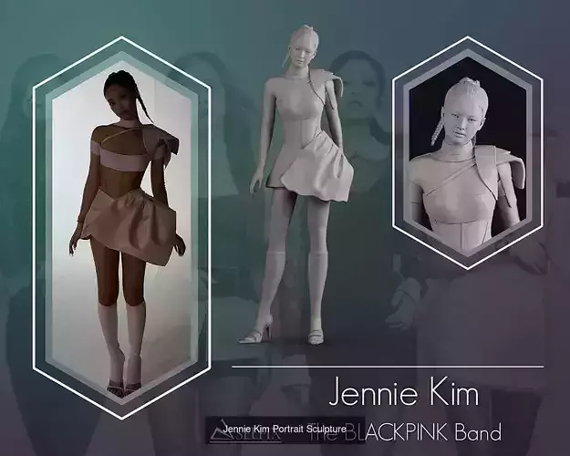 Black Pink Sculpture