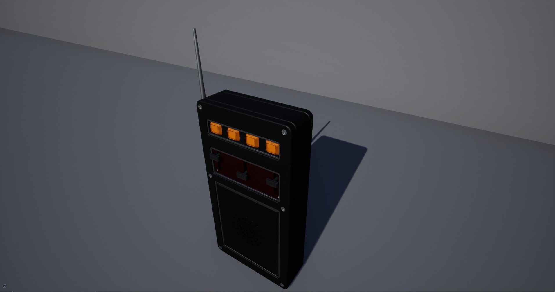 Walkie talkie SCI-FI 1 3D model_3