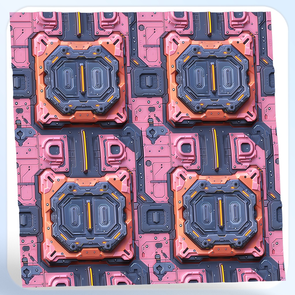 Sci-FI Seamless Texture Texture_4