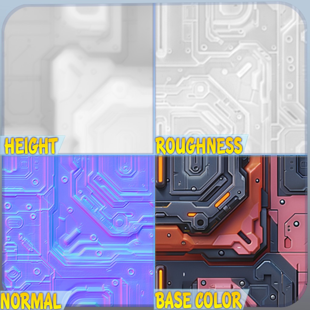 Sci-FI Seamless Texture Texture_1