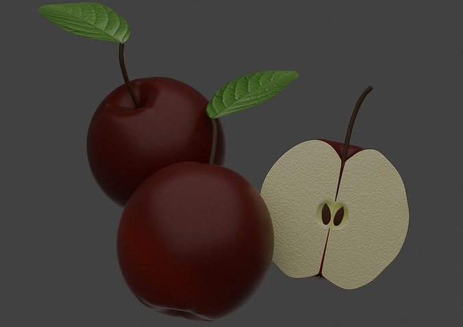 Apple 3D model