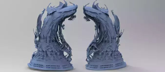 Arch Demon stone ghost statue Archway