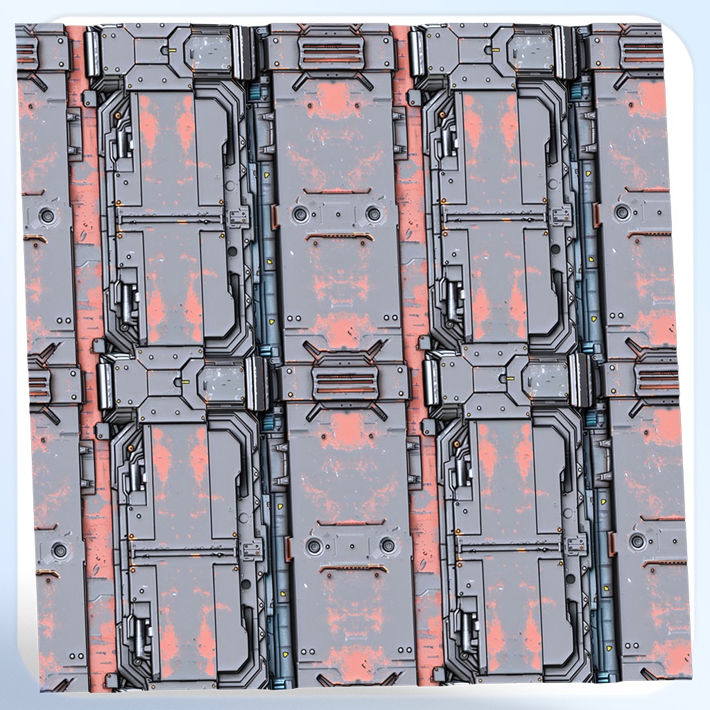 Sci-FI Seamless Texture Texture_4