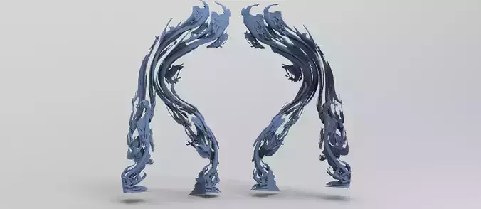 Arch stone void wall 