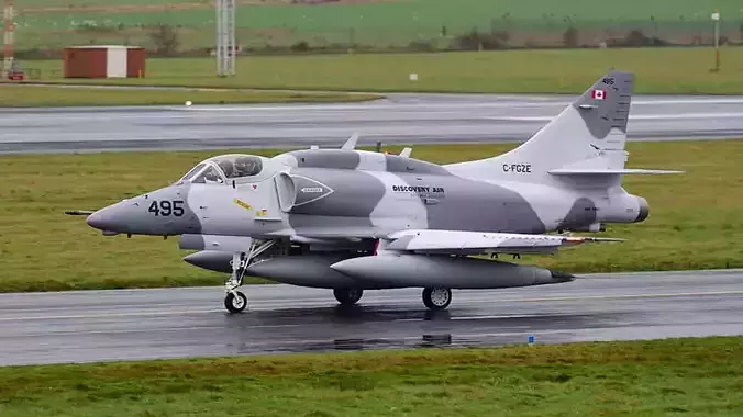 Douglas A-4 Skyhawk 3D model