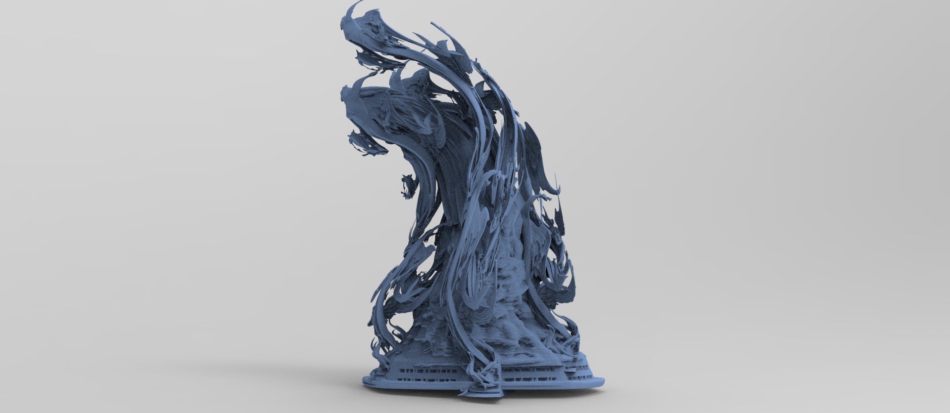 Arch stone holy wave stone 3D model_1