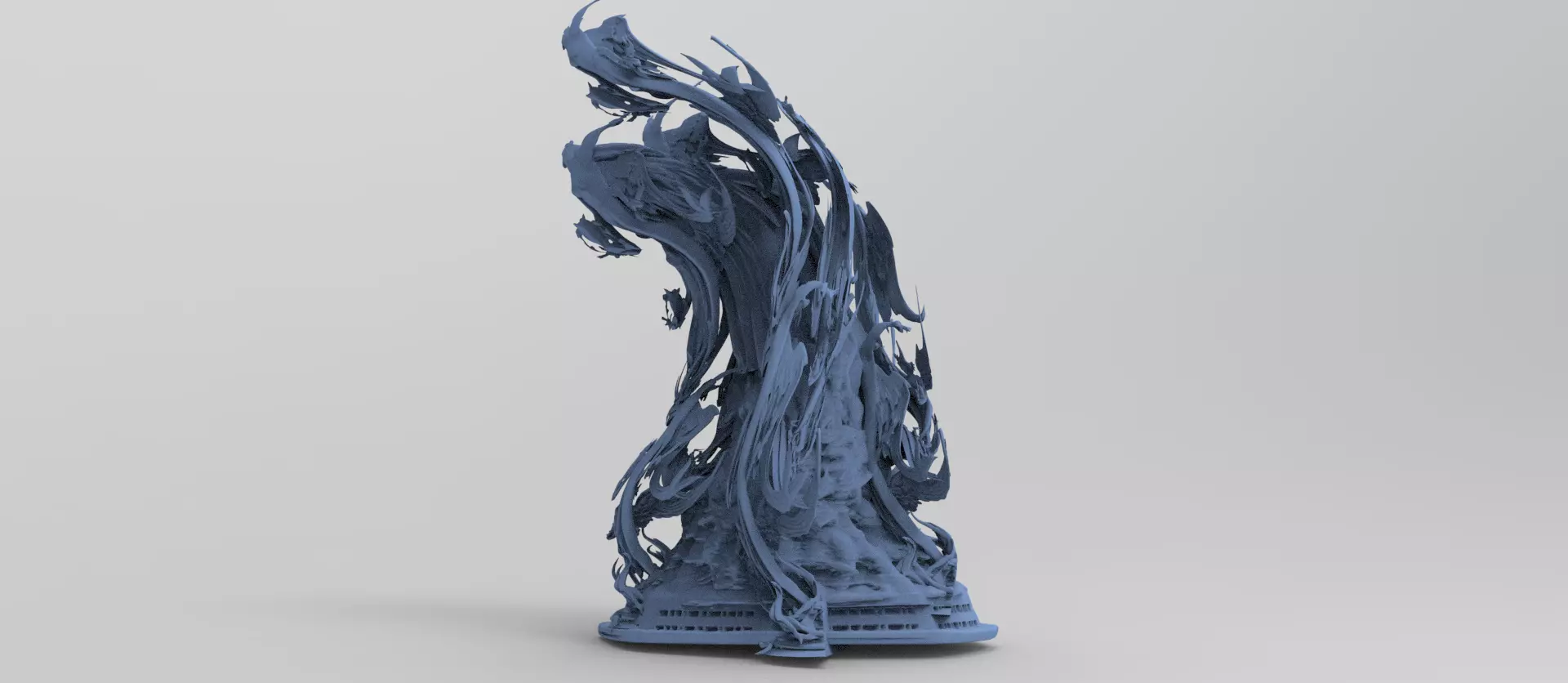 Arch stone holy wave stone 3D model_0