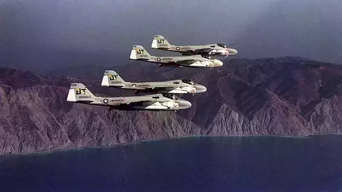 Grumman A-6 Intruder 3D model