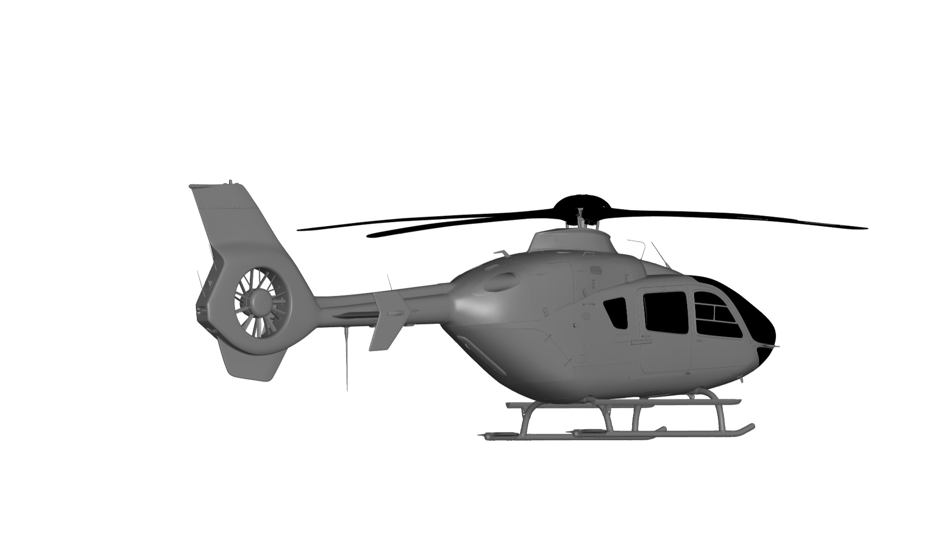 Eurocopter EC135 3D model_2