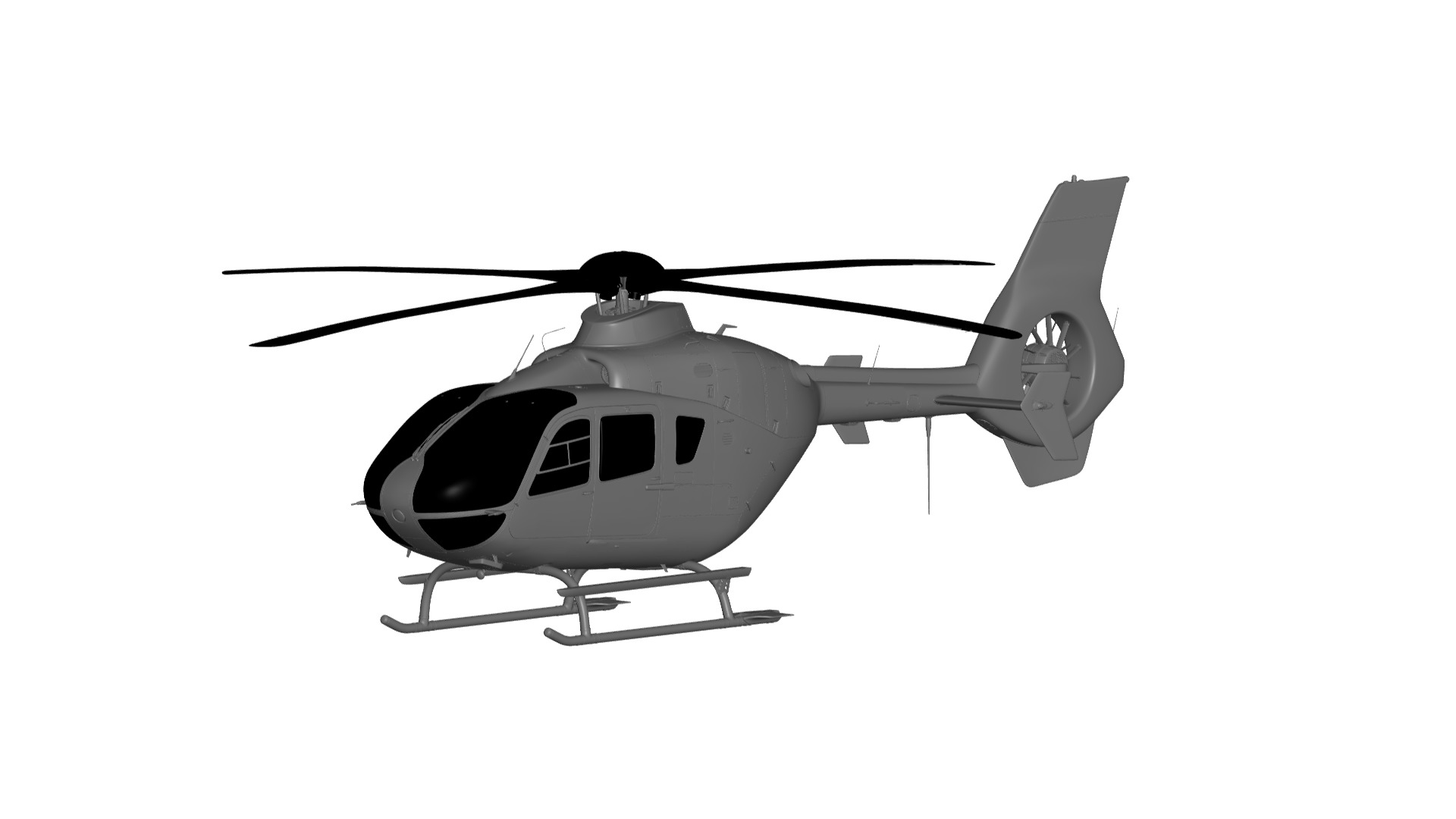 Eurocopter EC135 3D model_1