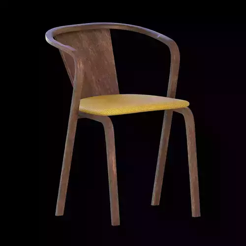 Brown chair 3D model