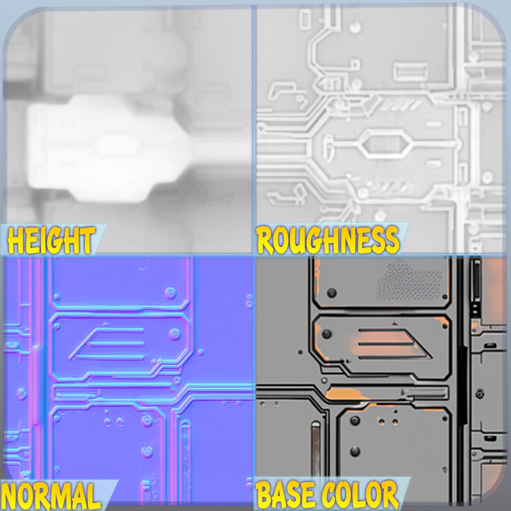 Sci-FI Seamless Texture Texture_1