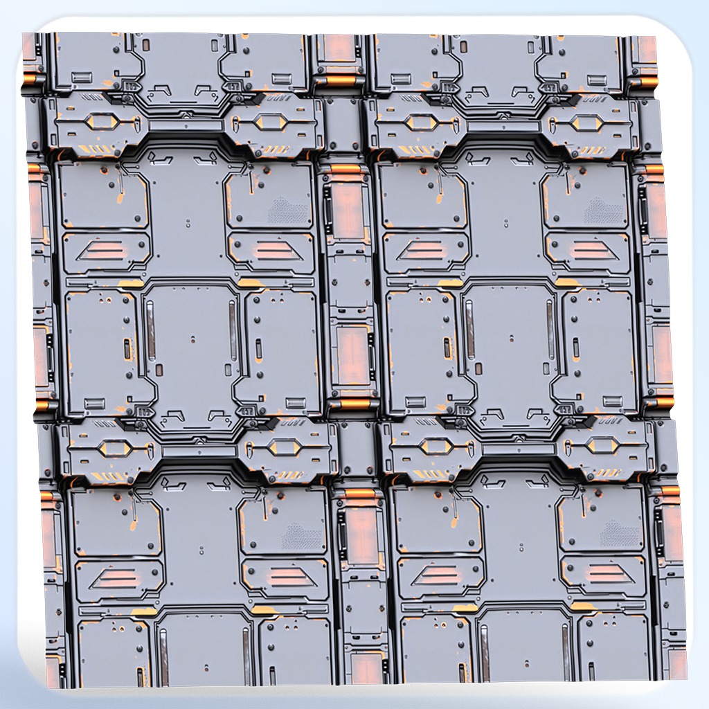 Sci-FI Seamless Texture Texture_4