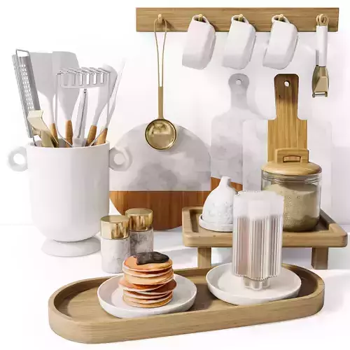 Collectible cutlery set with dishes