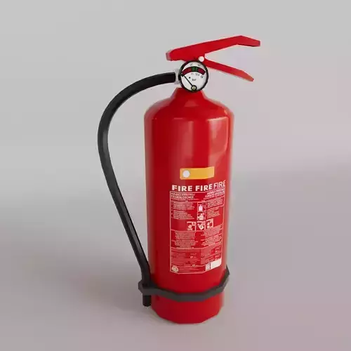 lowpoly fire-extinguisher