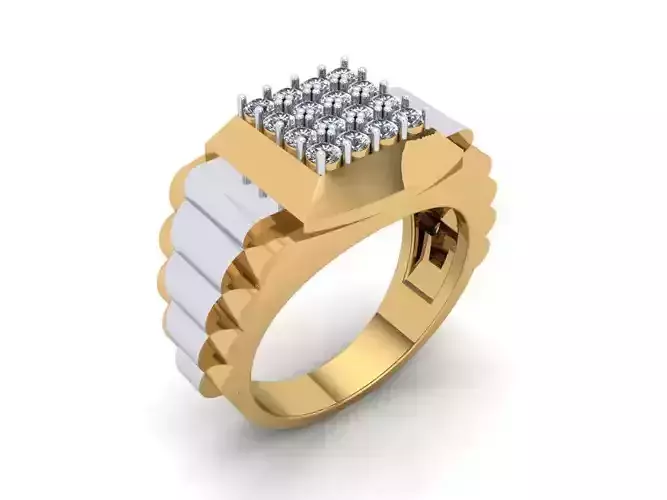 Belt Ring - Diamond