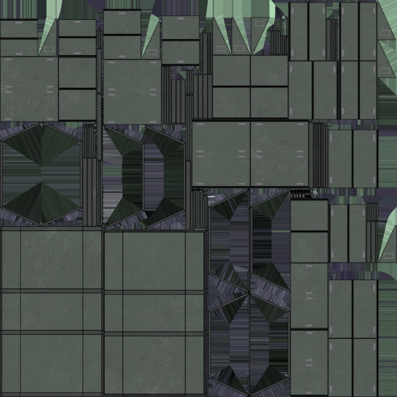 Military Storage Unit-Warehouse PBR Low-poly 3D model_16