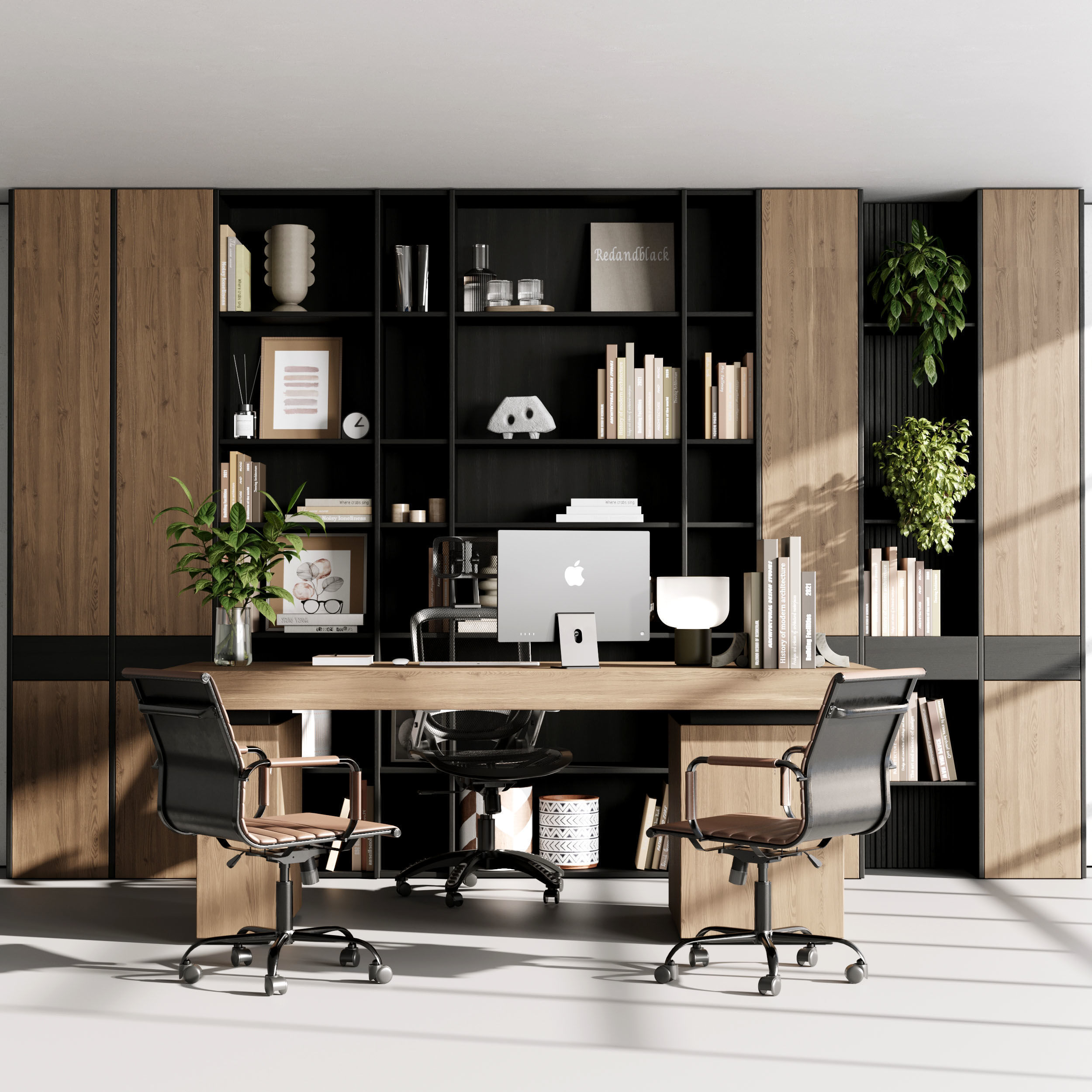 Boss Desk - Office Furniture 46 3D model_2