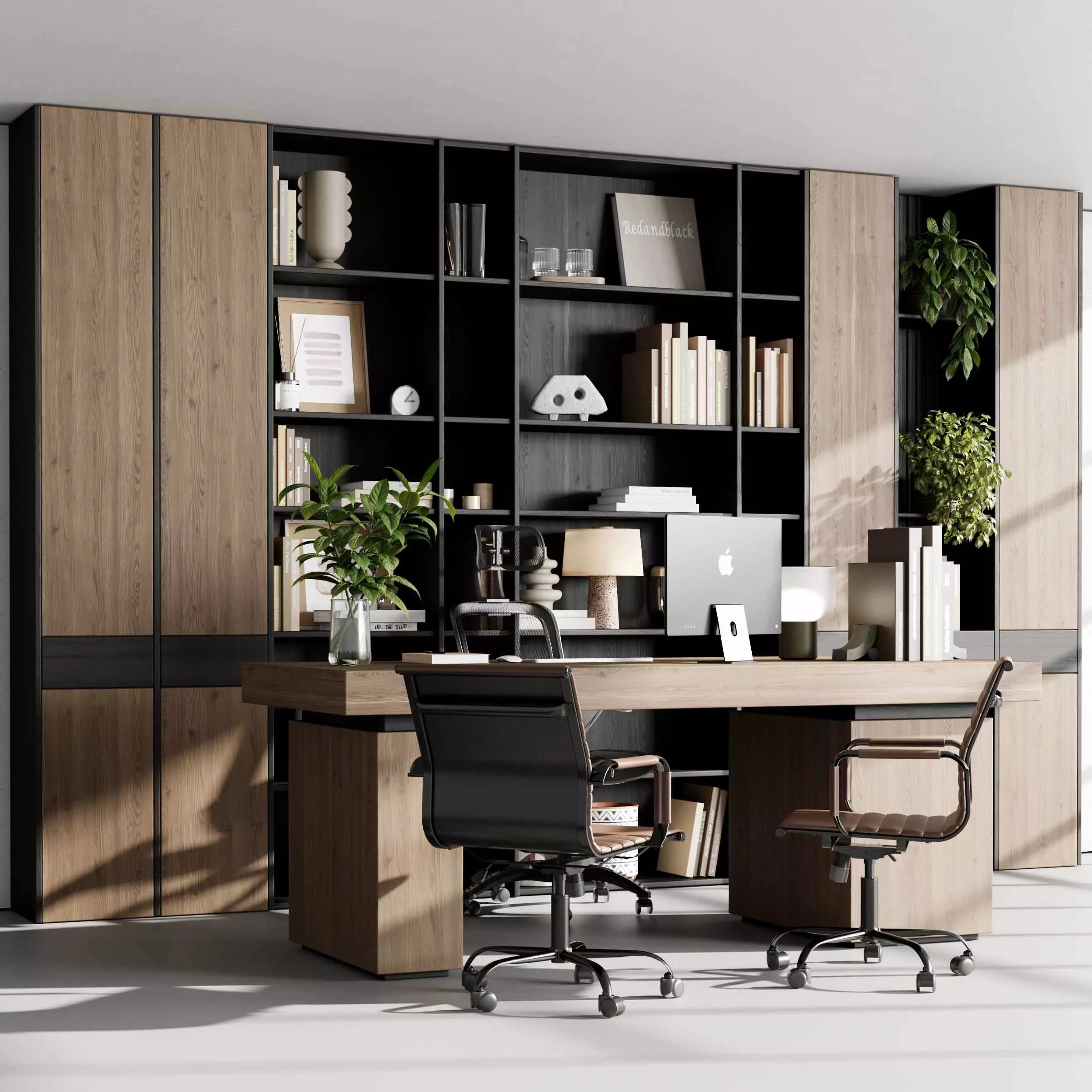 Boss Desk - Office Furniture 46 3D model_0