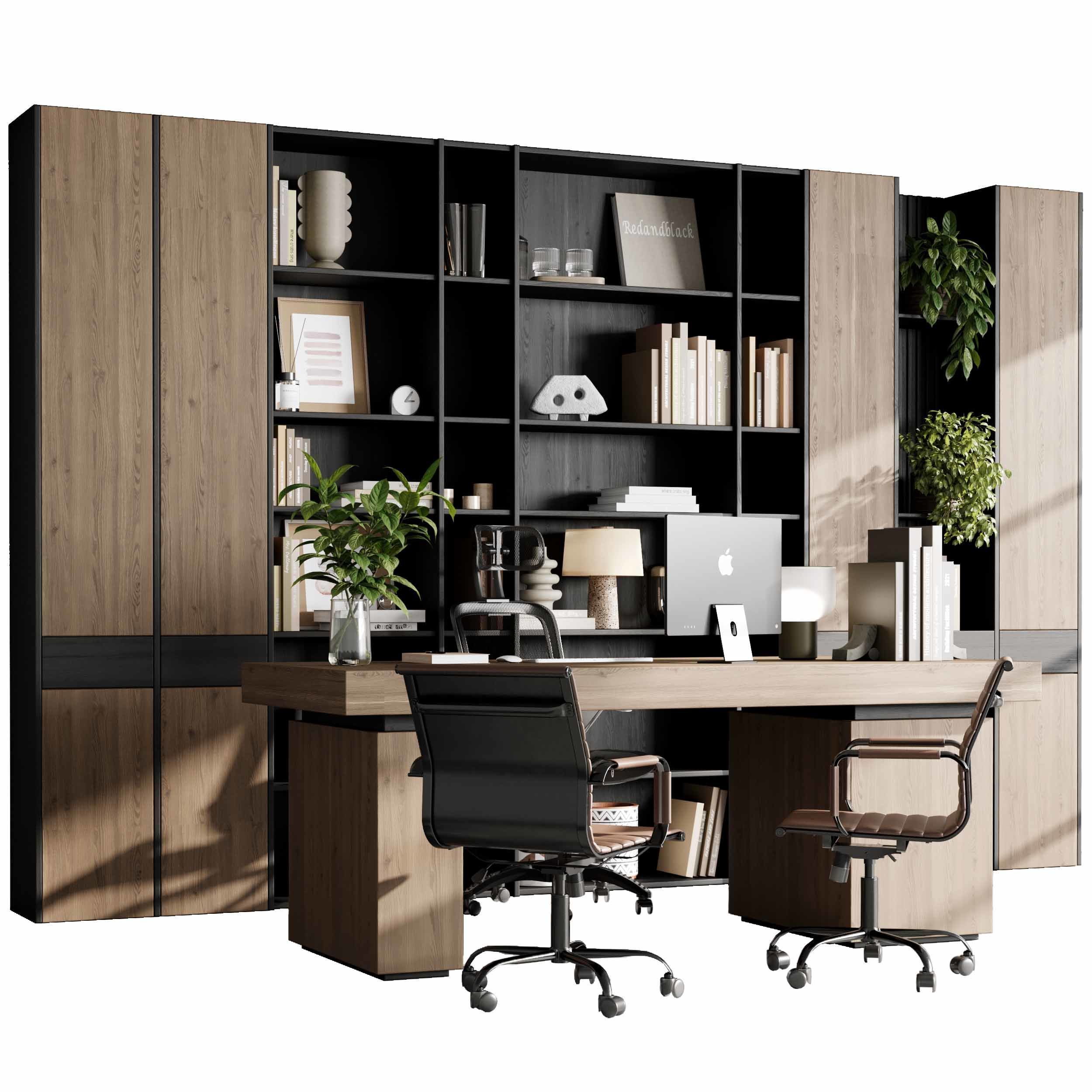 Boss Desk - Office Furniture 46 3D model_1